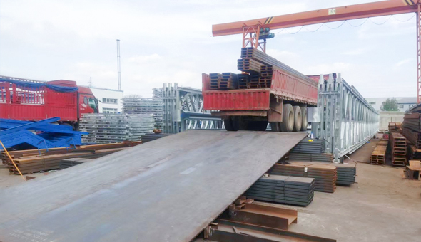 Malaysia Client Order —  45m Bailey Bridge Load Test